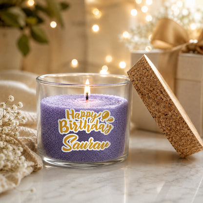 Customize Your Wax Sand Candle