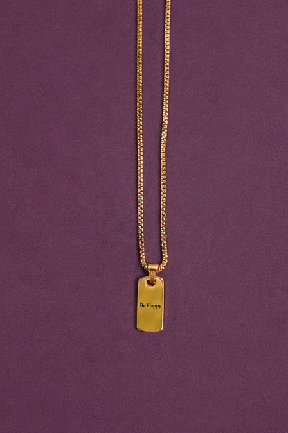 'Be Happy' Necklace