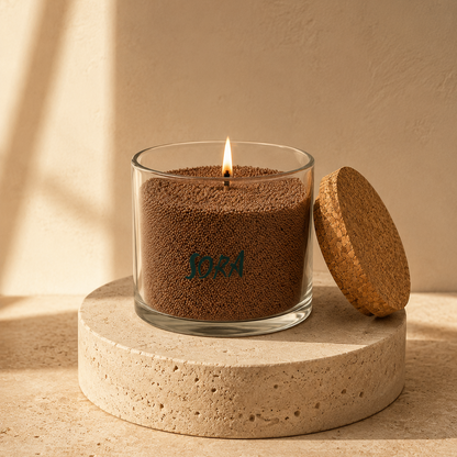 Coffee Bite Wax Sand Candle