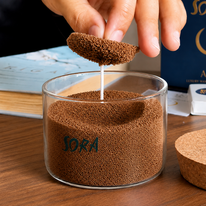 Coffee Bite Wax Sand Candle