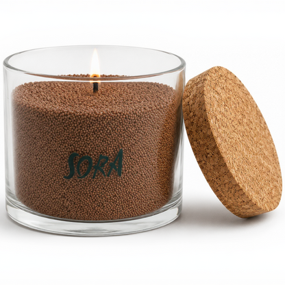 Coffee Bite Wax Sand Candle
