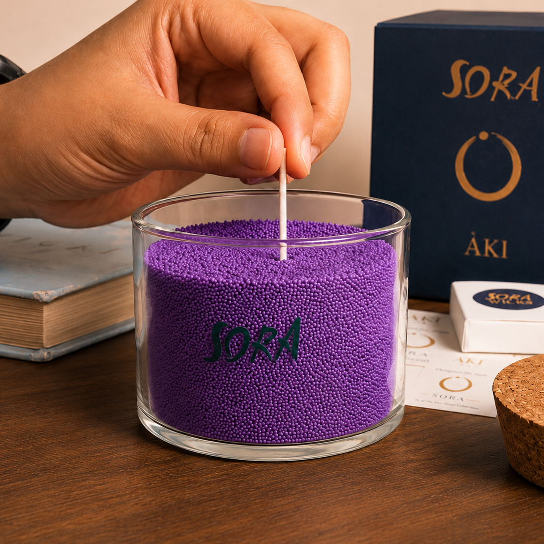 Ocean Breeze Wax Sand Candle